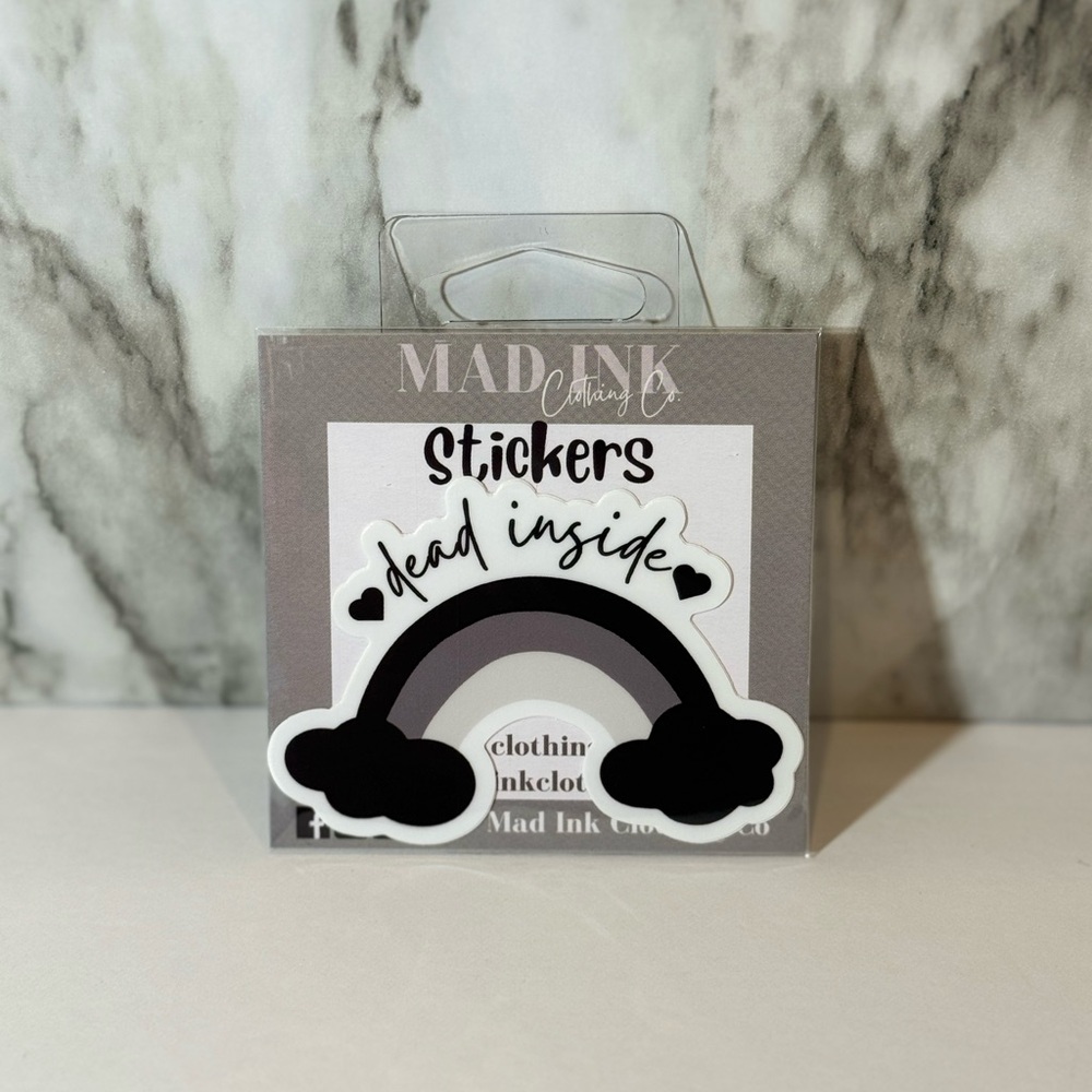 Vinyl decorating sticker.